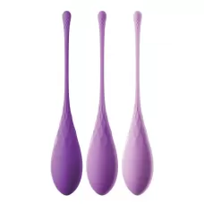 Набор из 3 фиолетовых шариков Кегеля Train-Her Set фиолетовый 