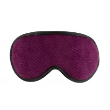 Фиолетовая сплошная маска на резиночке с черной окантовкой фиолетовый с черным 