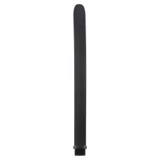 Черная насадка для анального душа Silicone Douche Tube - 24,5 см черный 