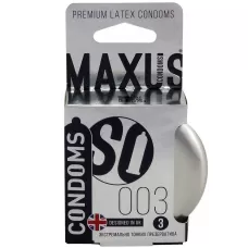 Экстремально тонкие презервативы в железном кейсе MAXUS Extreme Thin - 3 шт  