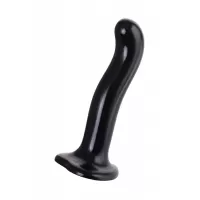 Черный стимулятор для пар P G-Spot Dildo Size M - 18 см черный 