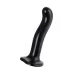 Черный стимулятор для пар P G-Spot Dildo Size M - 18 см черный 