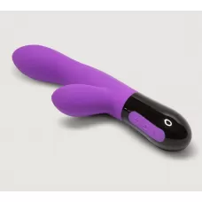 Фиолетовый вибратор-кролик Gaia 2.0 - 20,4 см фиолетовый 