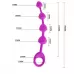 Силиконовая цепочка Beeds с ручкой-кольцом - 19 см лиловый 