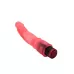 Розовый гелевый вибромассажёр - 19,3 см розовый 