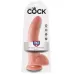 Телесный фаллоимитатор 9  Cock with Balls - 22,9 см телесный 