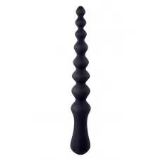 Черная анальная цепочка Beads Hunter - 24,1 см черный 