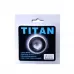 Эреционное кольцо с ребрышками Titan черный 