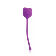 Фиолетовый вагинальный шарик с ушками Cosmo фиолетовый 
