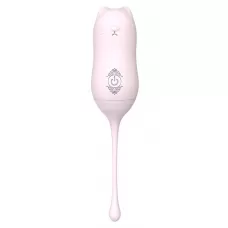 Нежно-розовое виброяйцо MiaoU с пультом ДУ нежно-розовый 