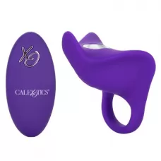 Фиолетовое перезаряжаемое эрекционное кольцо Silicone Remote Orgasm Ring фиолетовый 