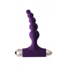 Фиолетовая анальная вибропробка New Edition Splendor - 12,1 см фиолетовый 