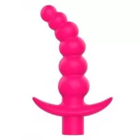 Розовая вибрирующая анальная елочка Sweet Toys - 10,8 см розовый 