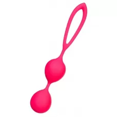 Ярко-розовые вагинальные шарики с петелькой ярко-розовый 