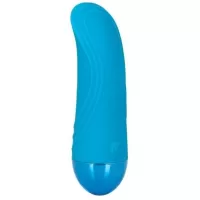Голубой мини-вибратор Tremble Tickle - 12,75 см голубой 