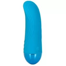 Голубой мини-вибратор Tremble Tickle - 12,75 см голубой 