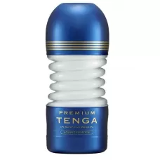 Мастурбатор TENGA Premium Rolling Head Cup синий 