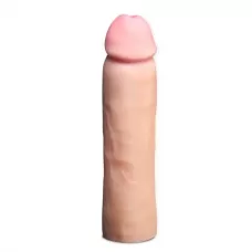 Телесная фаллическая насадка на пенис Magnum Xtender - 23 см телесный 