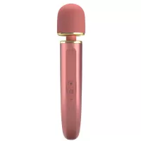 Персиковый жезловый вибратор Power Wand - 29 см персиковый 