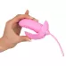 Вибростимулятор вагины с пультом управления Shelly розовый 