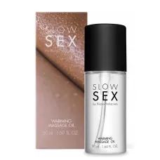 Съедобное cогревающее массажное масло Slow Sex - 50 мл  