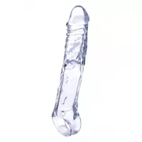 Прозрачная насадка-удлинитель Length Enhancer с подхватом - 22,3 см прозрачный 