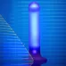 Светящийся фаллоимитатор Strap-on-me Glow-Led Dildo - size M фиолетовый 
