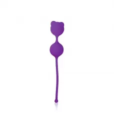 Фиолетовые вагинальные шарики с ушками Cosmo фиолетовый 