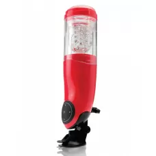 Автоматический мастурбатор-ротик с подсветкой Mega-Bator Mouth красный 