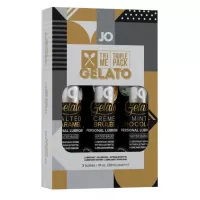 Подарочный набор вкусовых лубрикантов Tri-Me Triple Pack Gelato  