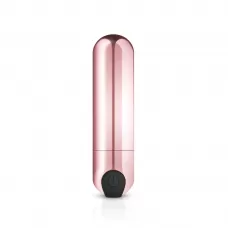 Золотистая вибропуля Rosy Gold Bullet Vibrator - 7,5 см золотистый 