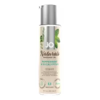 Массажное масло с ароматом перечной мяты и эвкалипта JO Naturals Peppermint   Eucalyptus - 120 мл  