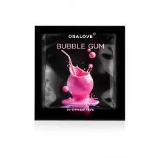 Саше съедобной оральной смазки OraLove с ароматом бабл-гам - 3 гр Саше съедобной оральной смазки OraLove с ароматом бабл-гам - 3 гр