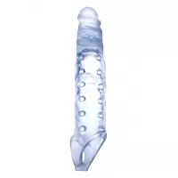 Прозрачная насадка-удлинитель Length Enhancer с подхватом - 27 см прозрачный 