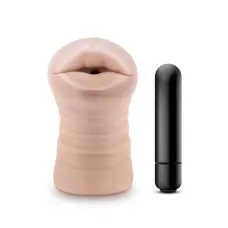 Телесный мастурбатор-ротик Nicole Vibrating Masturbator телесный Телесный мастурбатор-ротик Nicole Vibrating Masturbator телесный