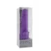 Фиолетовый вибратор с лепестками в основании PURRFECT SILICONE CLASSIC 7INCH PURPLE - 18 см фиолетовый 