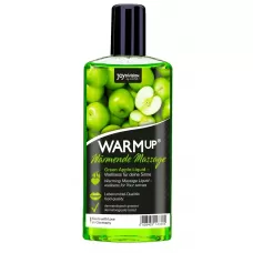 Массажное масло WARMup Green Apple с ароматом яблока - 150 мл  