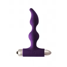 Фиолетовая анальная вибропробка New Edition Elation - 13,1 см фиолетовый 