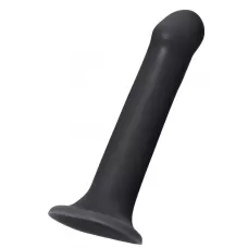 Черный фаллос на присоске Silicone Bendable Dildo L - 19 см черный 
