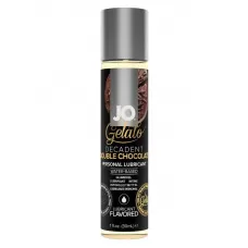 Лубрикант с ароматом шоколада JO GELATO DECADENT DOUBLE CHOCOLATE - 30 мл  