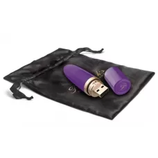 Фиолетовый перезаряжаемый вибростимулятор Lipstick Vibe фиолетовый 