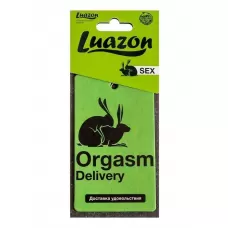 Ароматизатор в авто «Orgasm» с ароматом мужского парфюма зеленый 