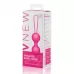 Розовые вагинальные шарики VNEW level 2 розовый 