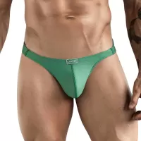 Зеленые мужские трусы-тонги Clever Cactus Thong зеленый L