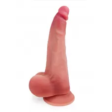 Телесный вибратор-реалистик на присоске - 30 см телесный Телесный вибратор-реалистик на присоске - 30 см телесный