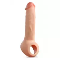 Телесная насадка-удлинитель Thrive 8.75 Inch Realistic Penis Extender Sleeve - 22,2 см телесный 