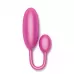 Розовое тихое виброяйцо с управлением через приложение розовый 