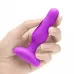 Анальная вибропробка NOVICE REMOTE CONTROL PLUG FUCHSIA - 10,2 см лиловый 