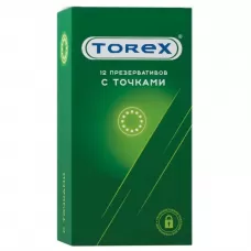 Текстурированные презервативы Torex  С точками  - 12 шт  