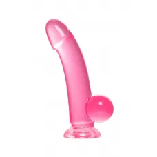 Розовый реалистичный фаллоимитатор Fush - 18 см розовый 